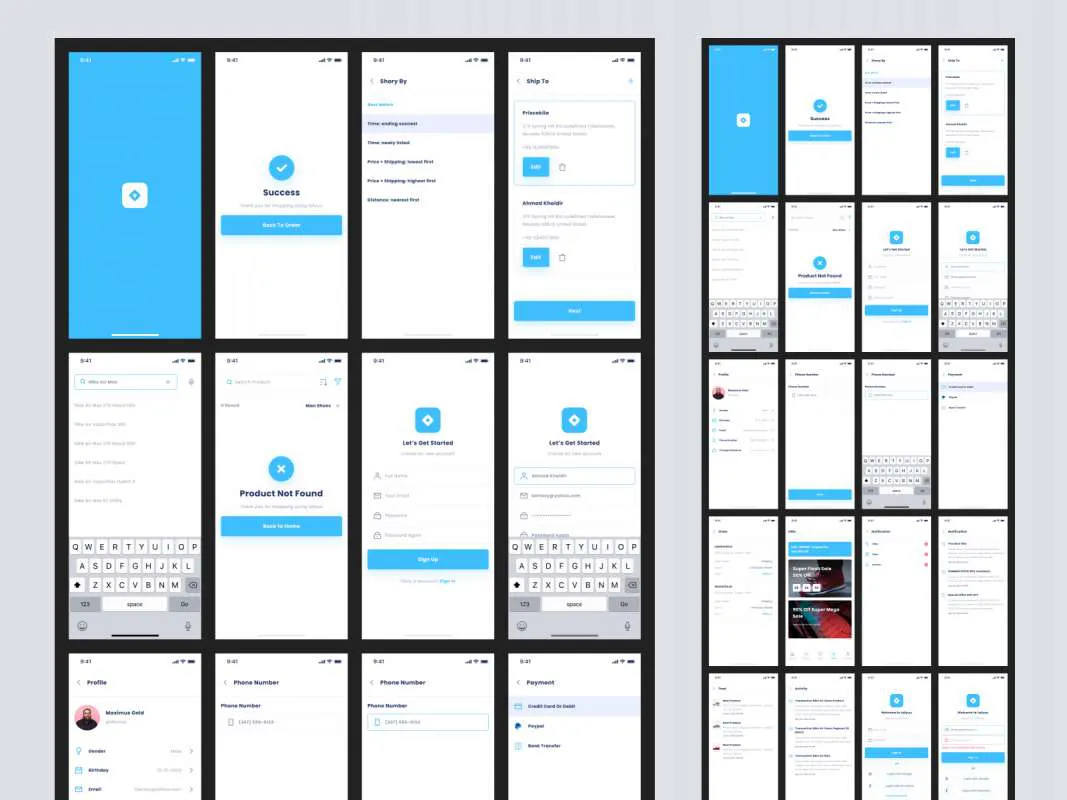Lafyuu E-commerce UI Kit for Figma  - Free Figma Template