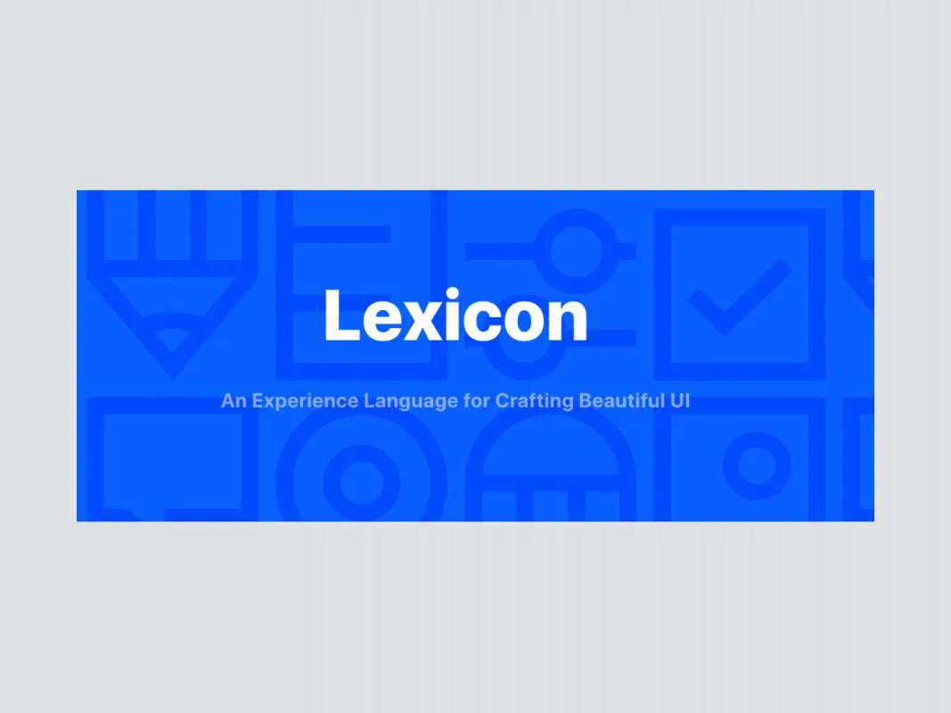 Lexicon  - Free Figma Template