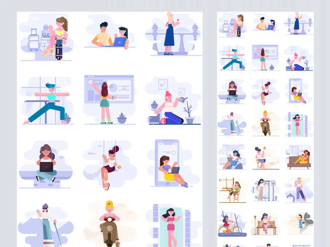 Loomies - 39 Free Illustrations  - Free Figma Template