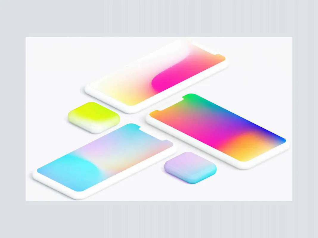 Mesh Gradients Collection  - Free Figma Template