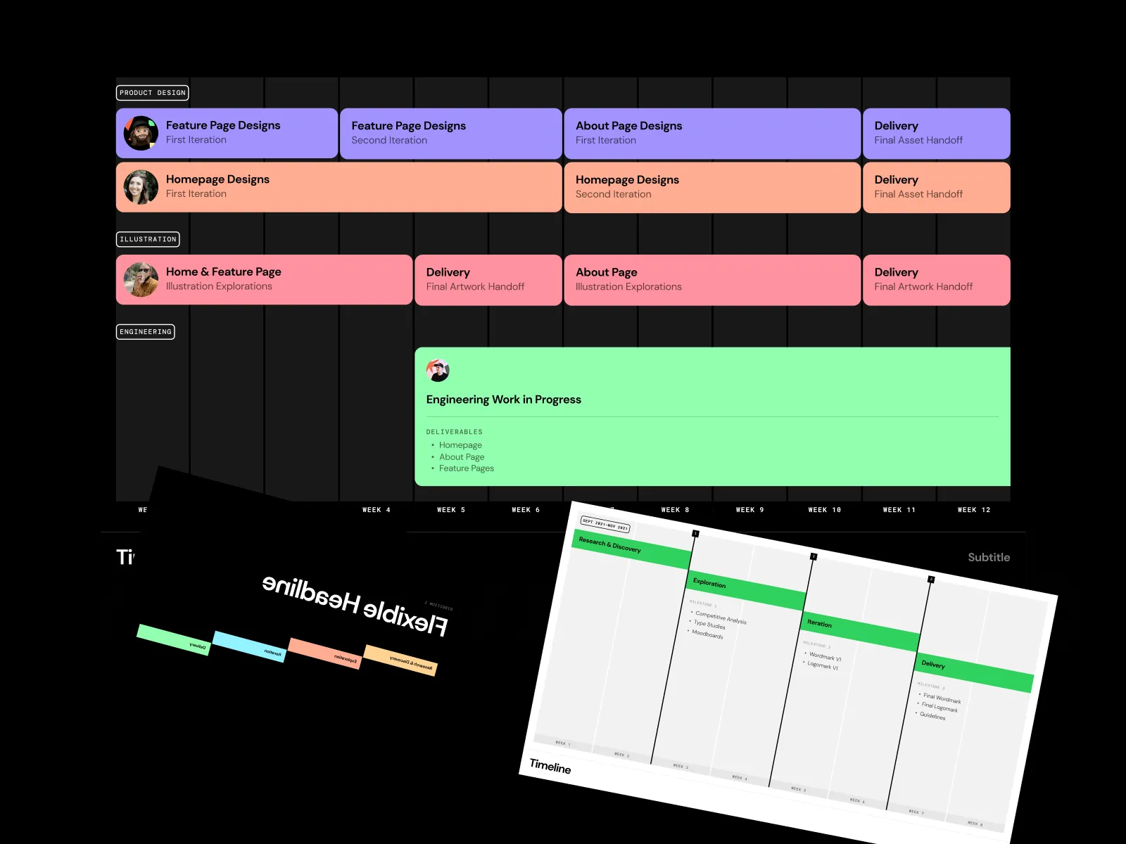 Moodboard Layouts for Figma and Adobe XD No 2