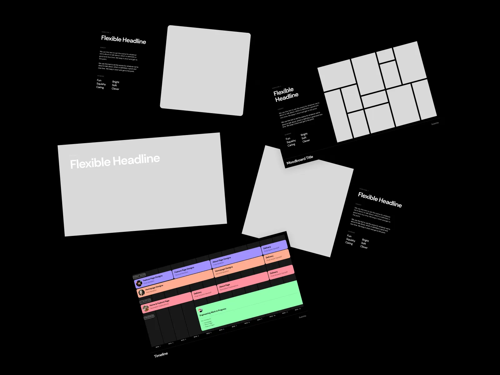 Moodboard Layouts  - Free Figma Template