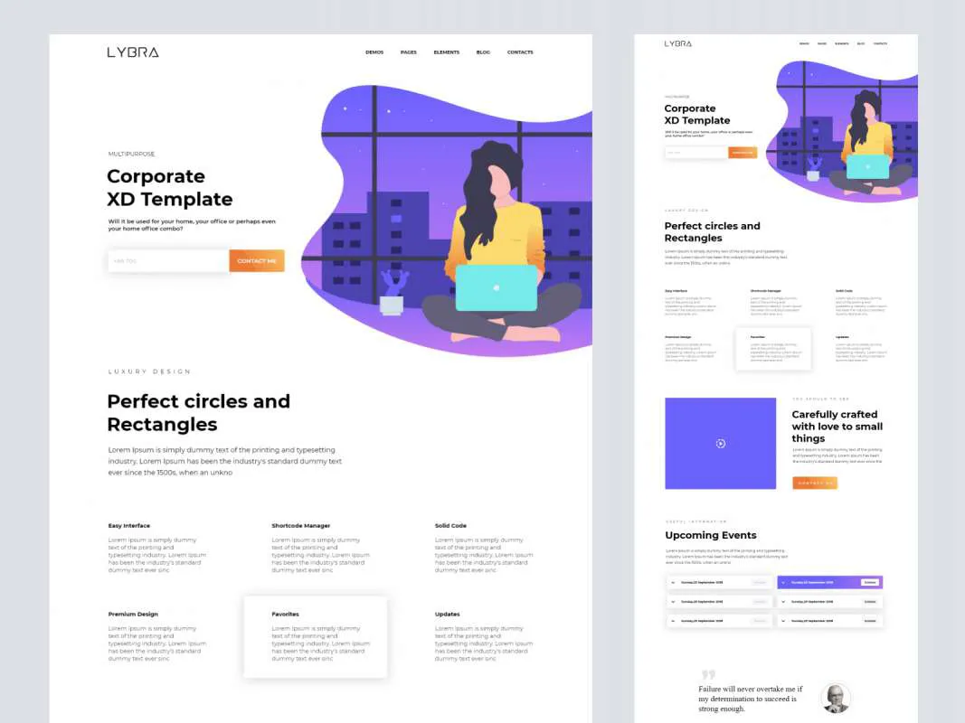 Multipurpose Theme  - Free Figma Template