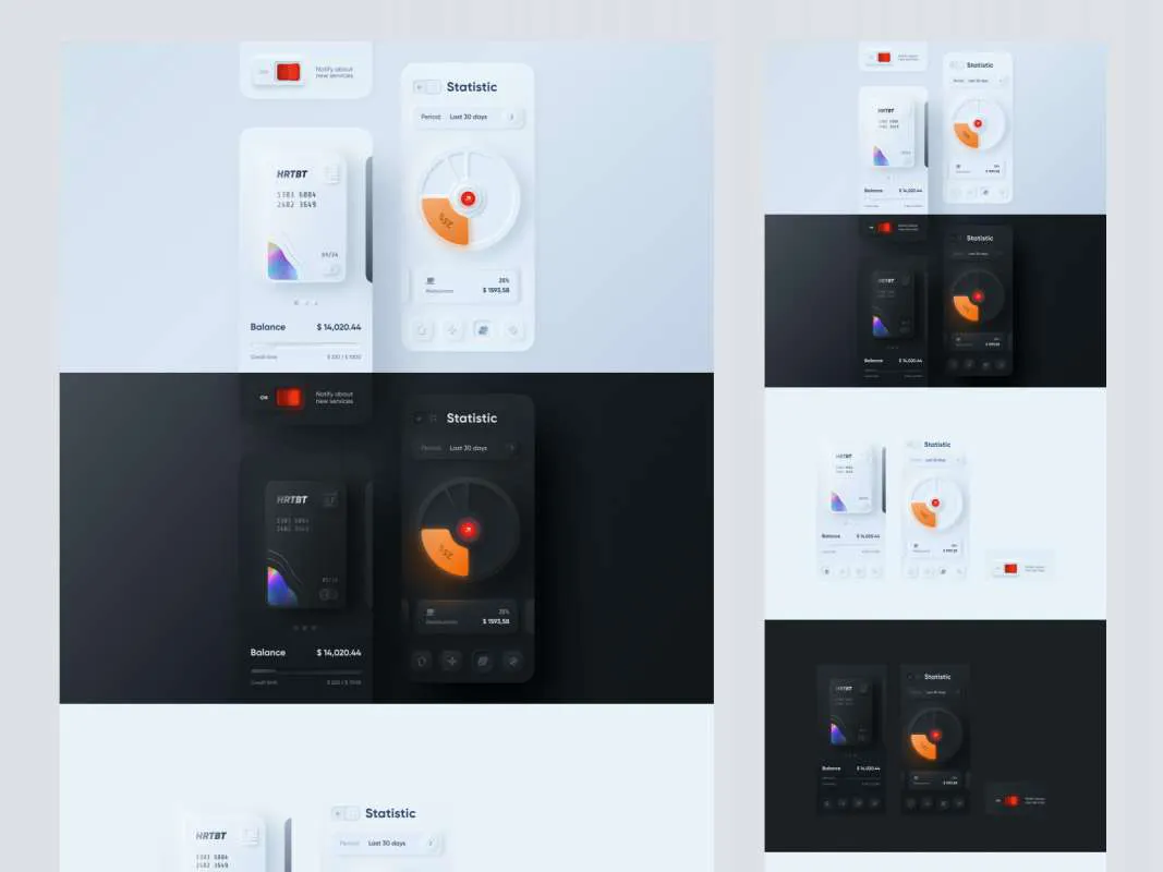 Neomorphism 2.0 Guide for Figma  - Free Figma Template