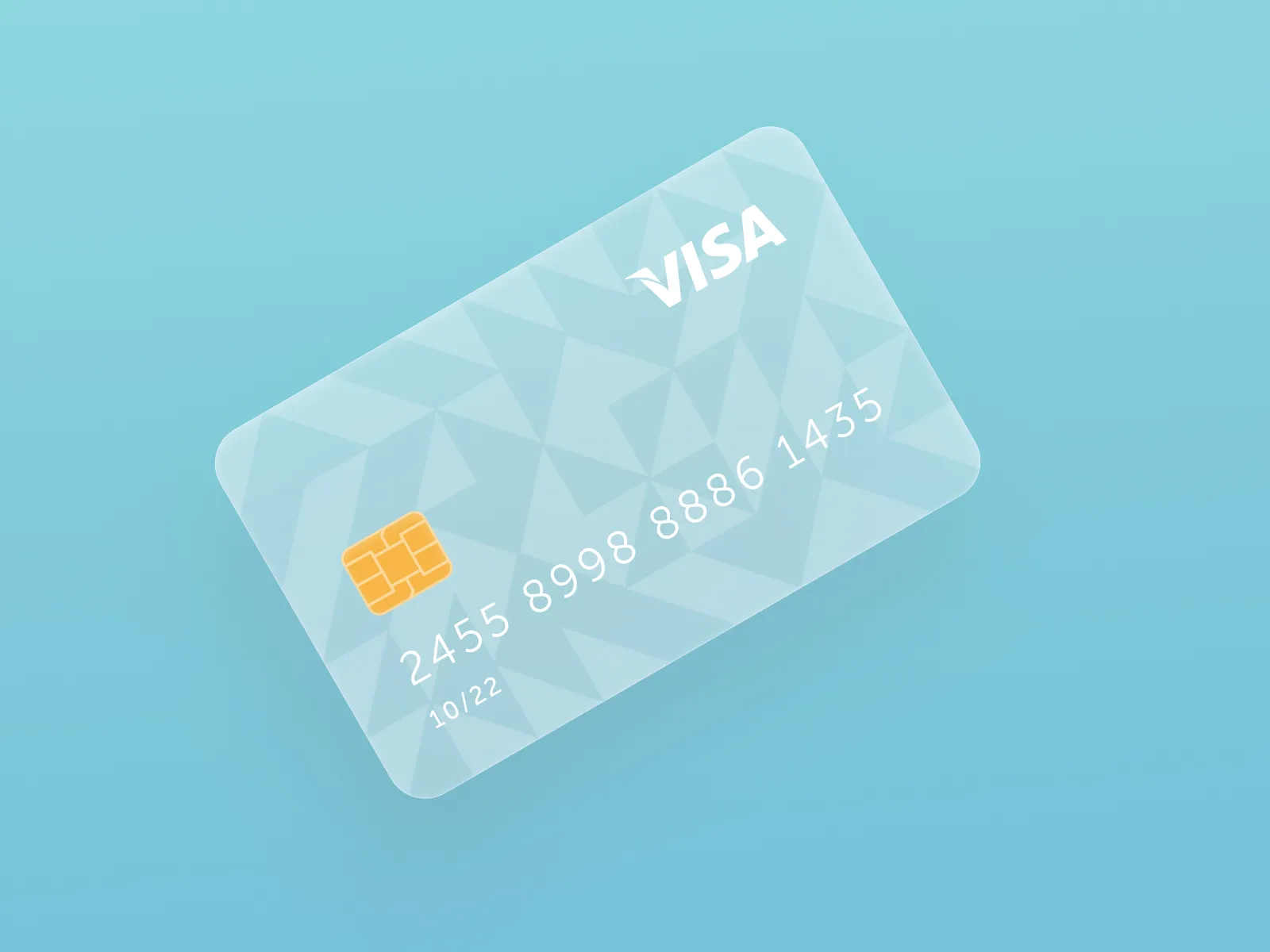Neumorphic Bank Card for Figma and Adobe XD No 3