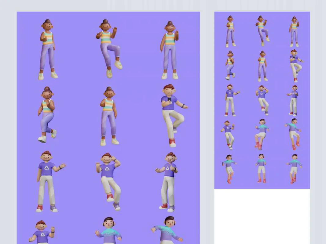 Nikuu - Free 3D Illustration Pack for Figma  - Free Figma Template
