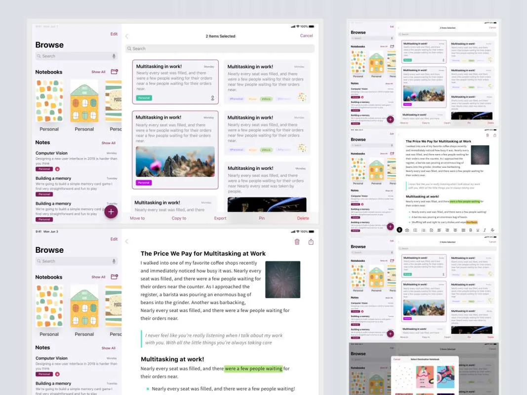 Penman Free App UI Kit for Sketch  - Free Figma Template