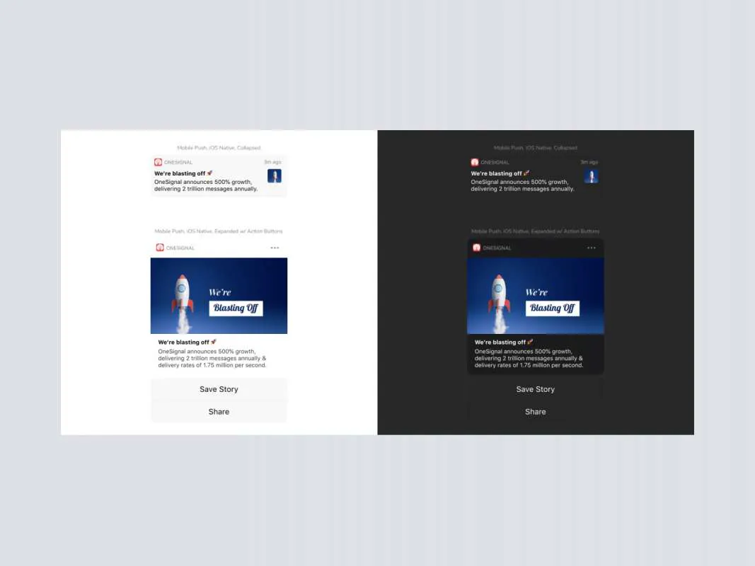 Push Notification Free UI Kit for Figma  - Free Figma Template