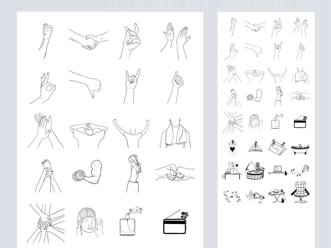 Skribbl Free Illustrations  - Free Figma Template