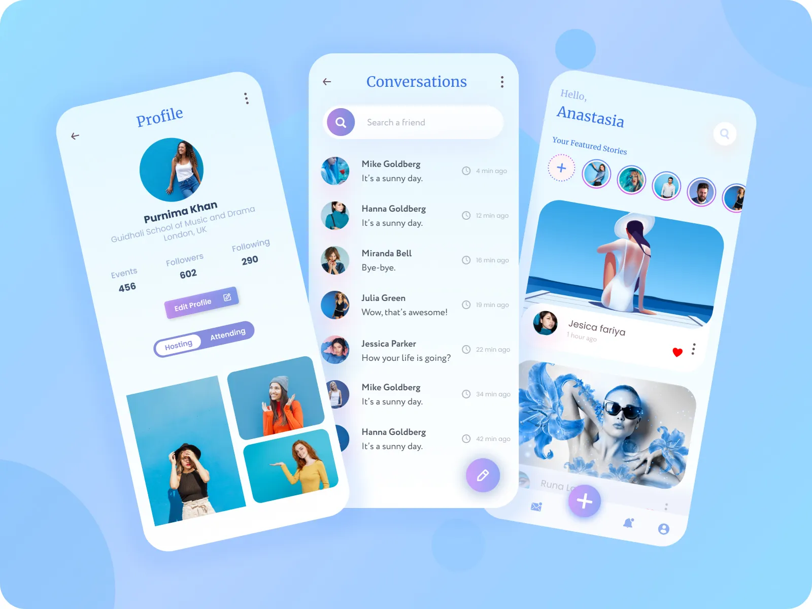 Snapchat App Redesign UI Kit for Figma and Adobe XD No 4