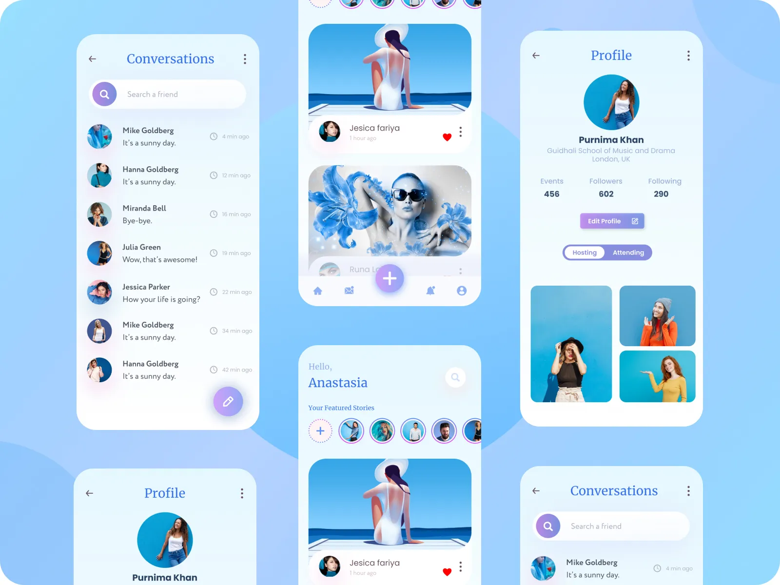 Snapchat App Redesign UI Kit for Figma and Adobe XD No 5