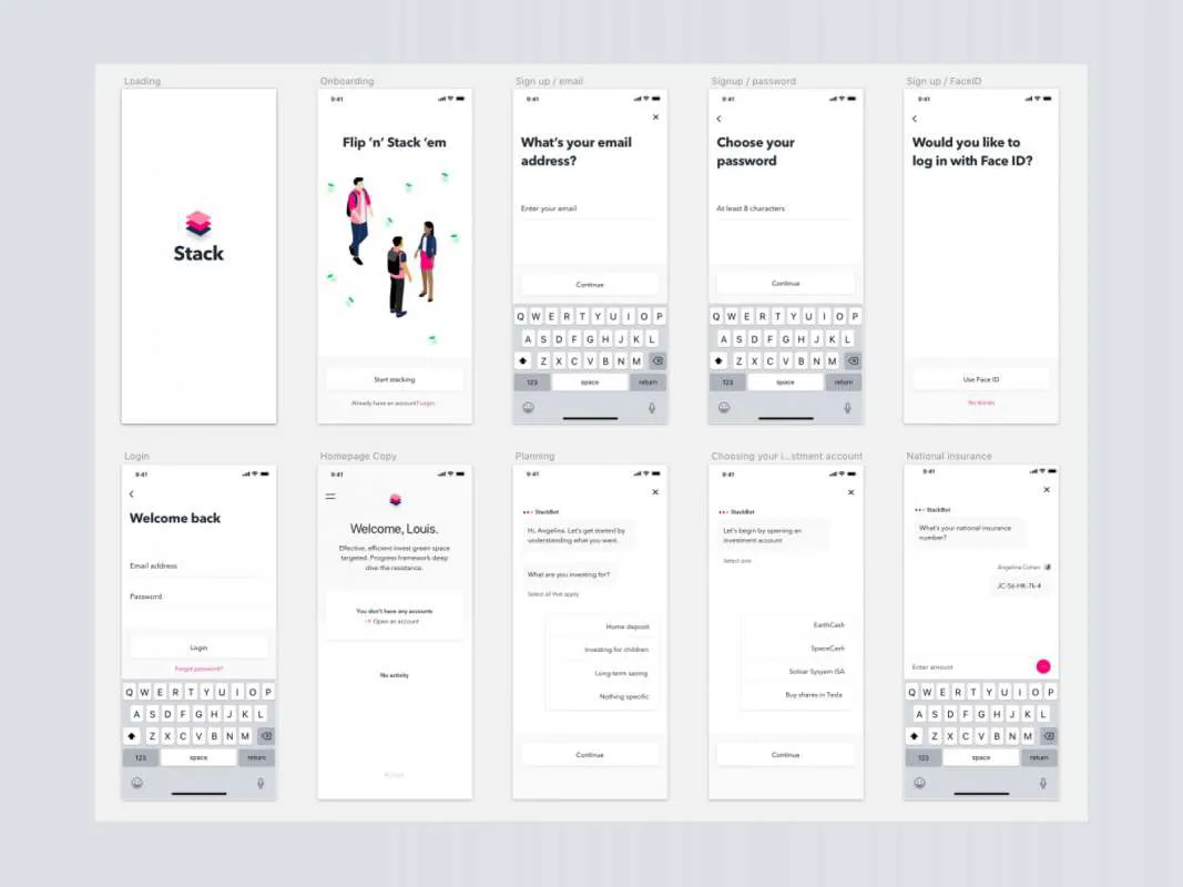 Stack UI Kit  - Free Figma Template