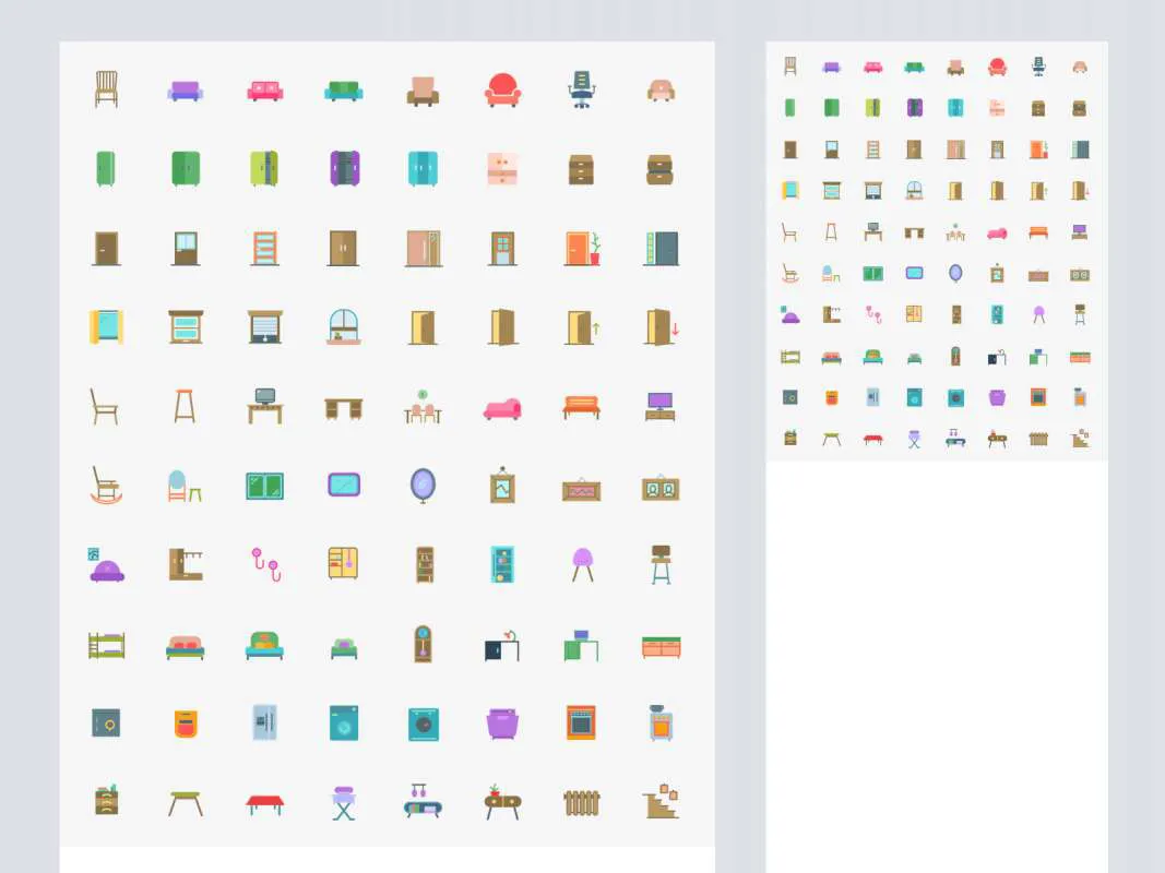 Transport & Household Free Icon Pack  - Free Figma Template