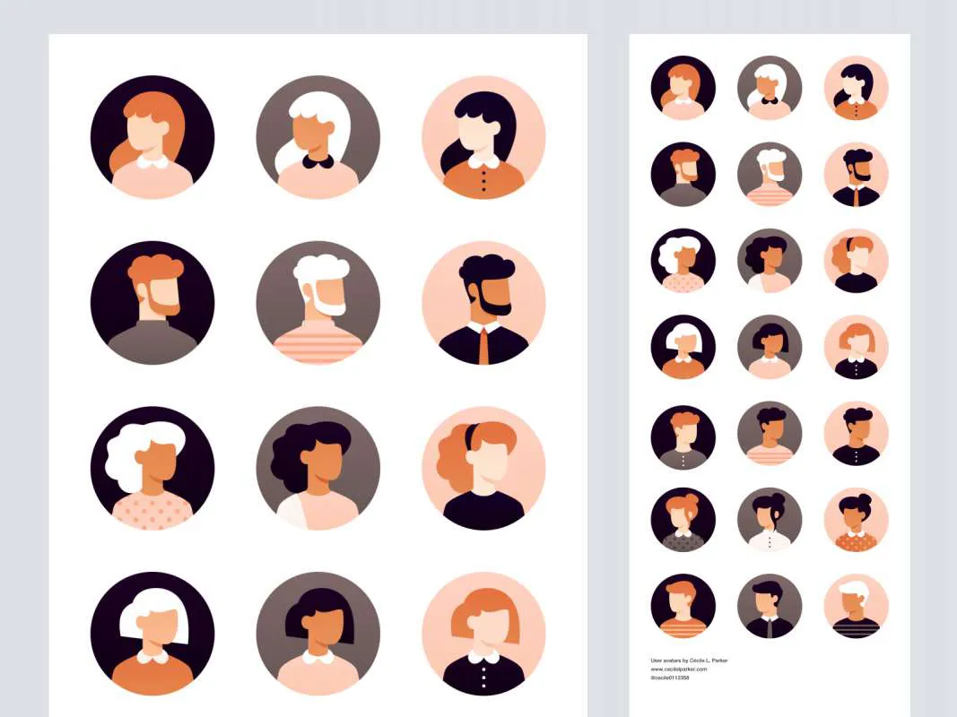 User Avatars for Sketch  - Free Figma Template