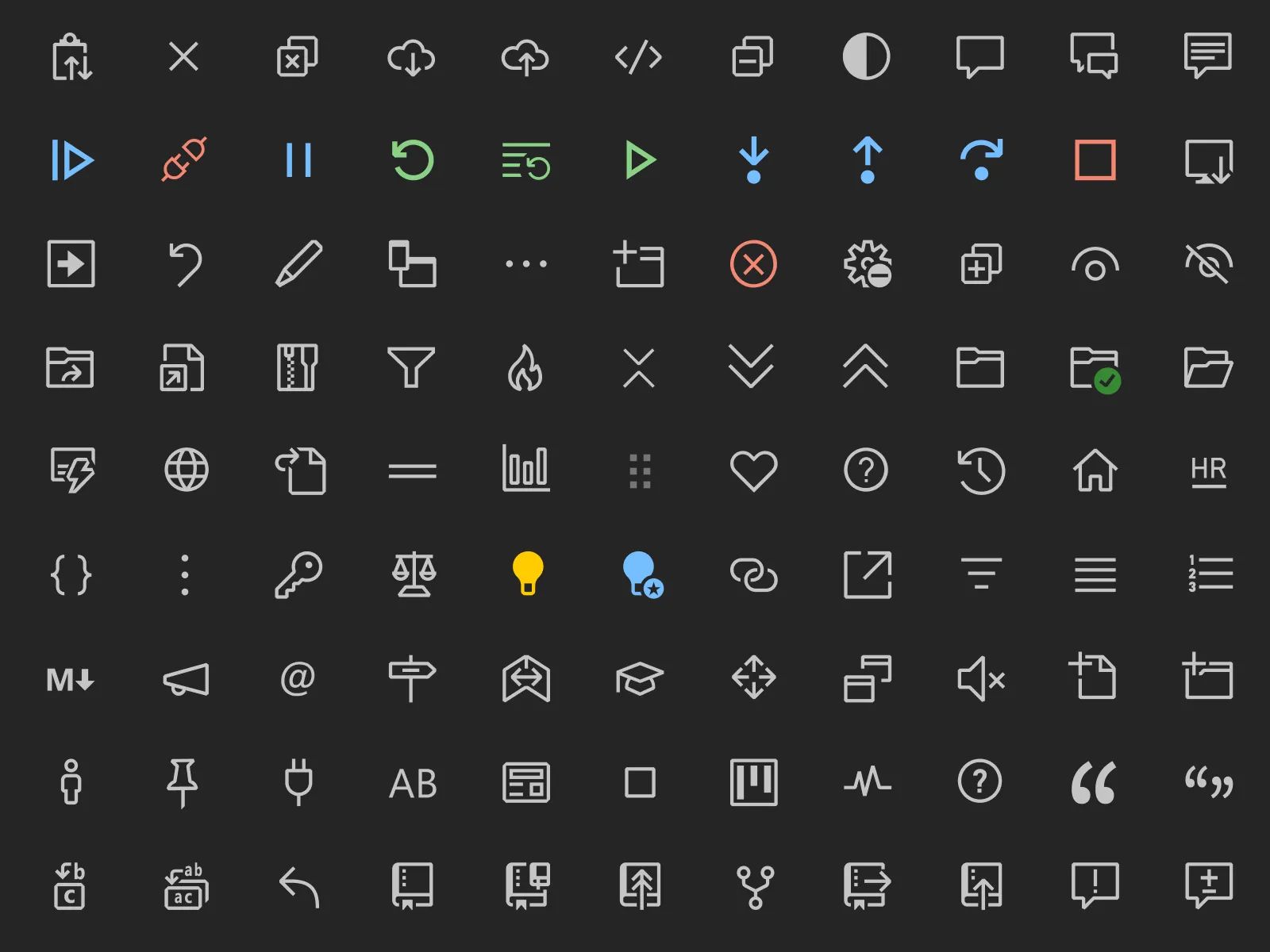 Visual Studio Code Icons for Figma and Adobe XD No 4