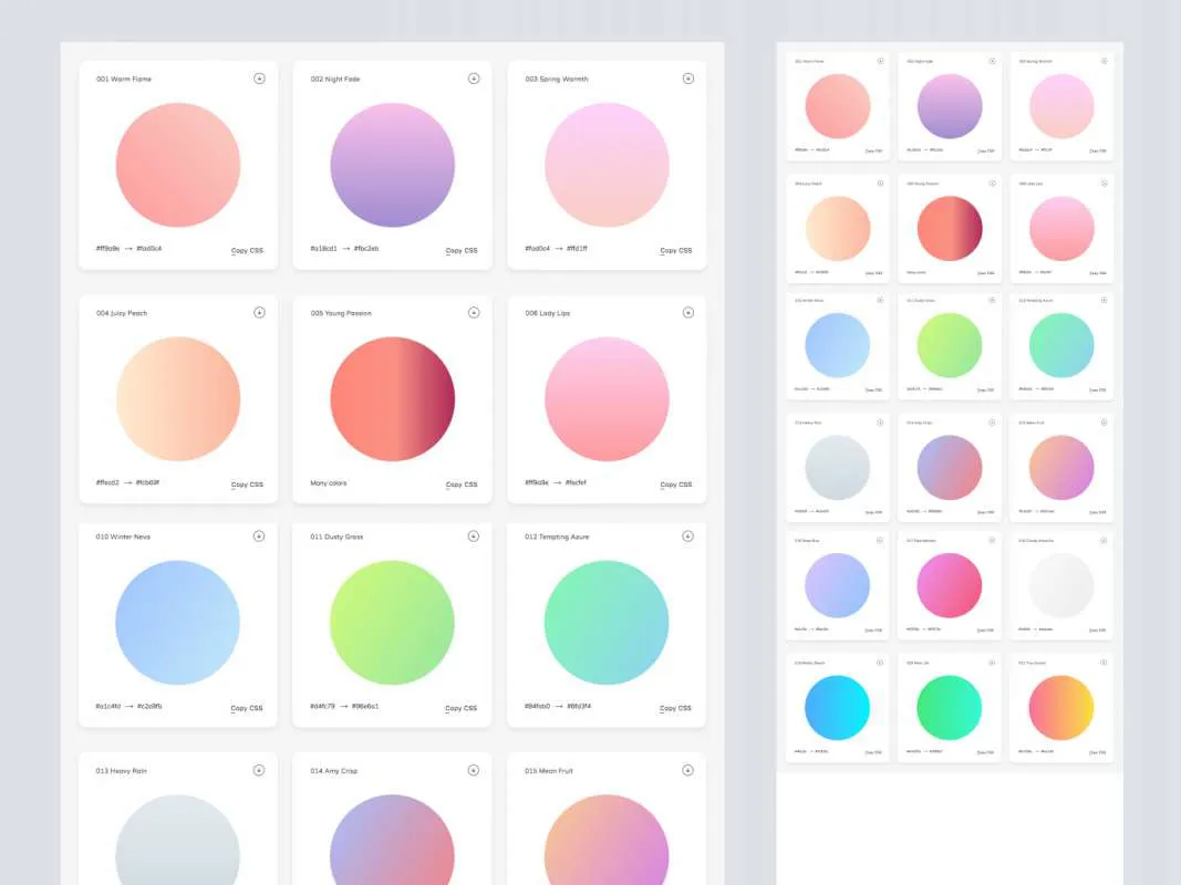 Web Gradients  - Free Figma Template