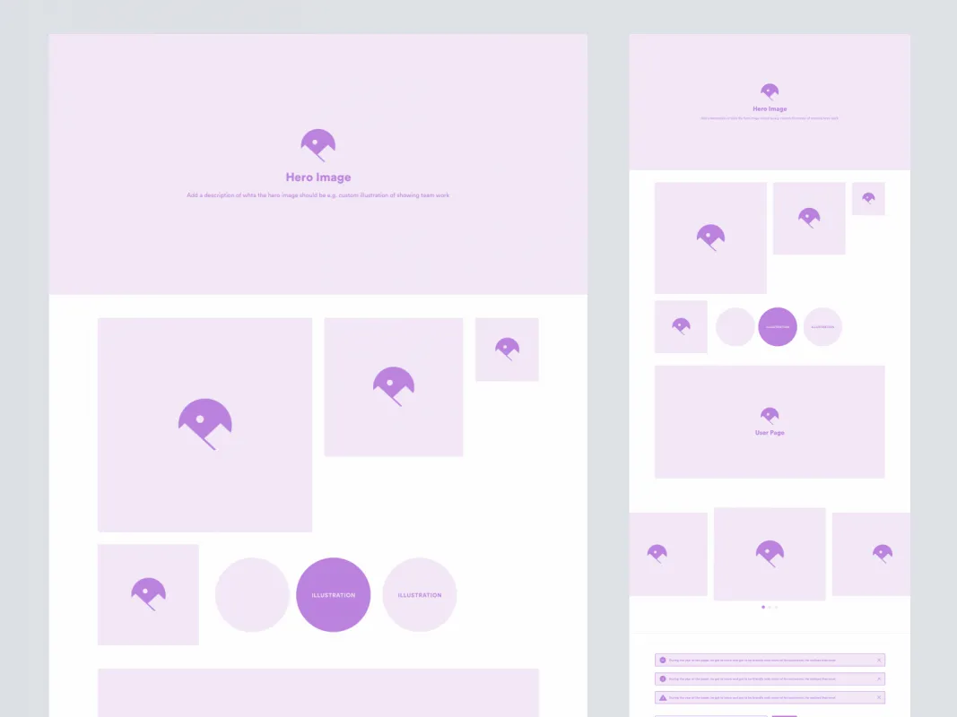 Website Wireframe Kit  - Free Figma Template