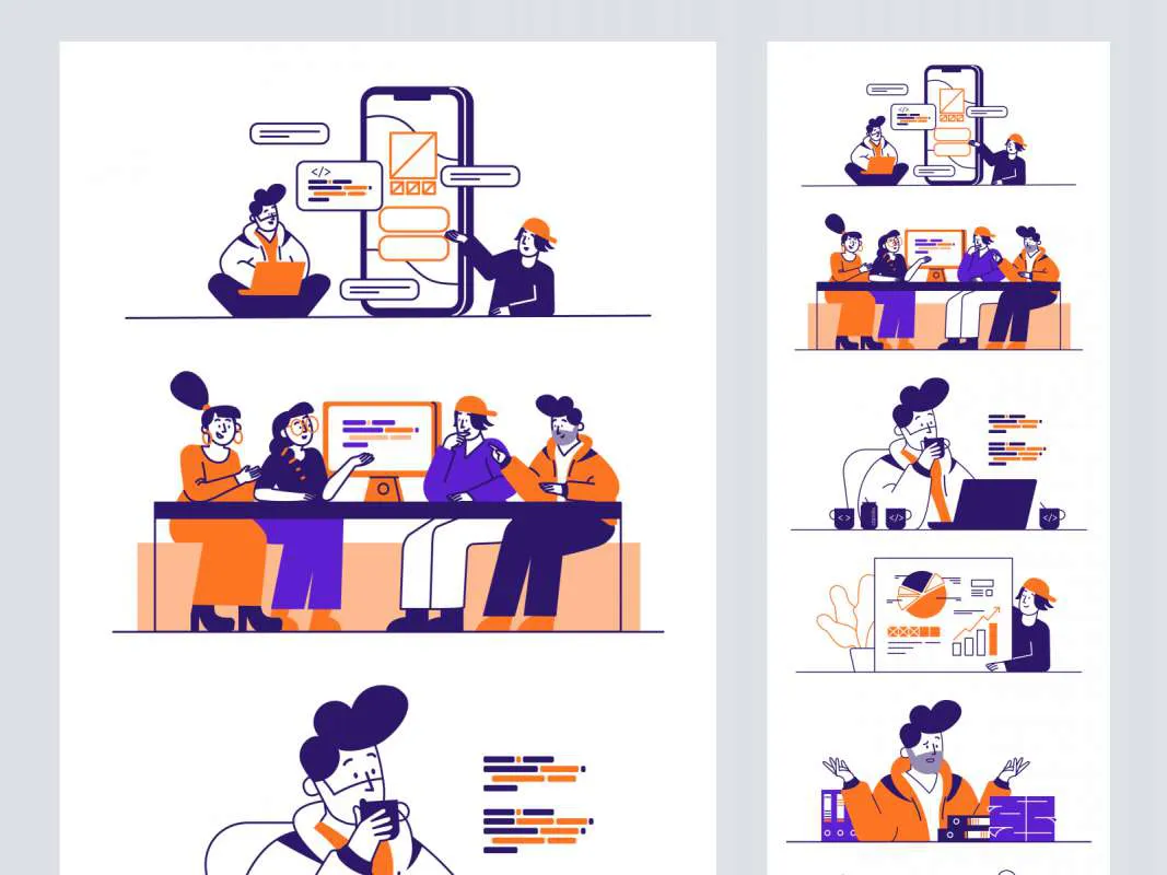 Whoooa - Free Customizable Illustrations  - Free Figma Template
