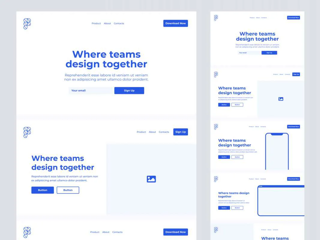 Wirefigma Free UI Kit for Figma  - Free Figma Template