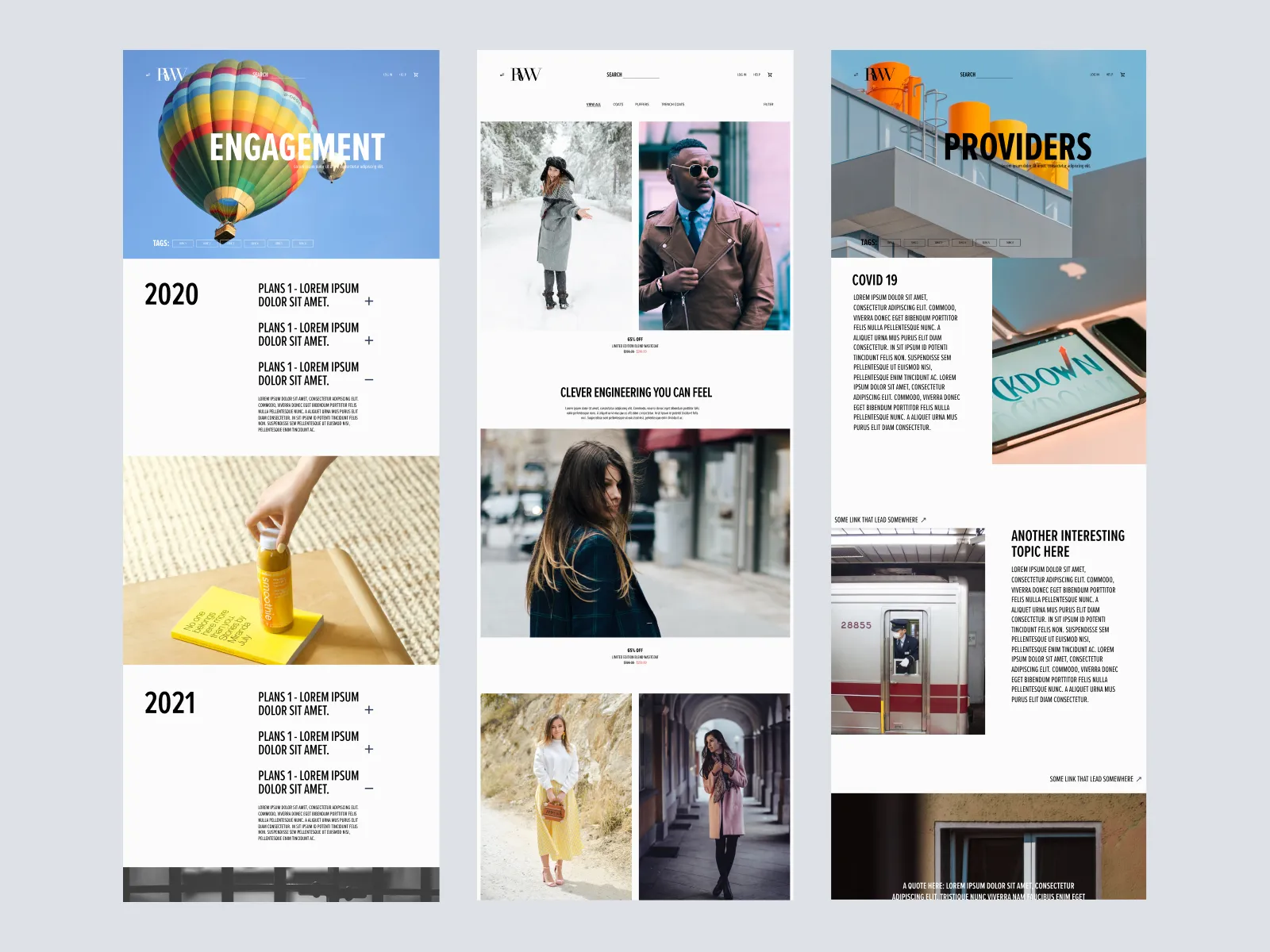 ZARA Website Concept  - Free Figma Template