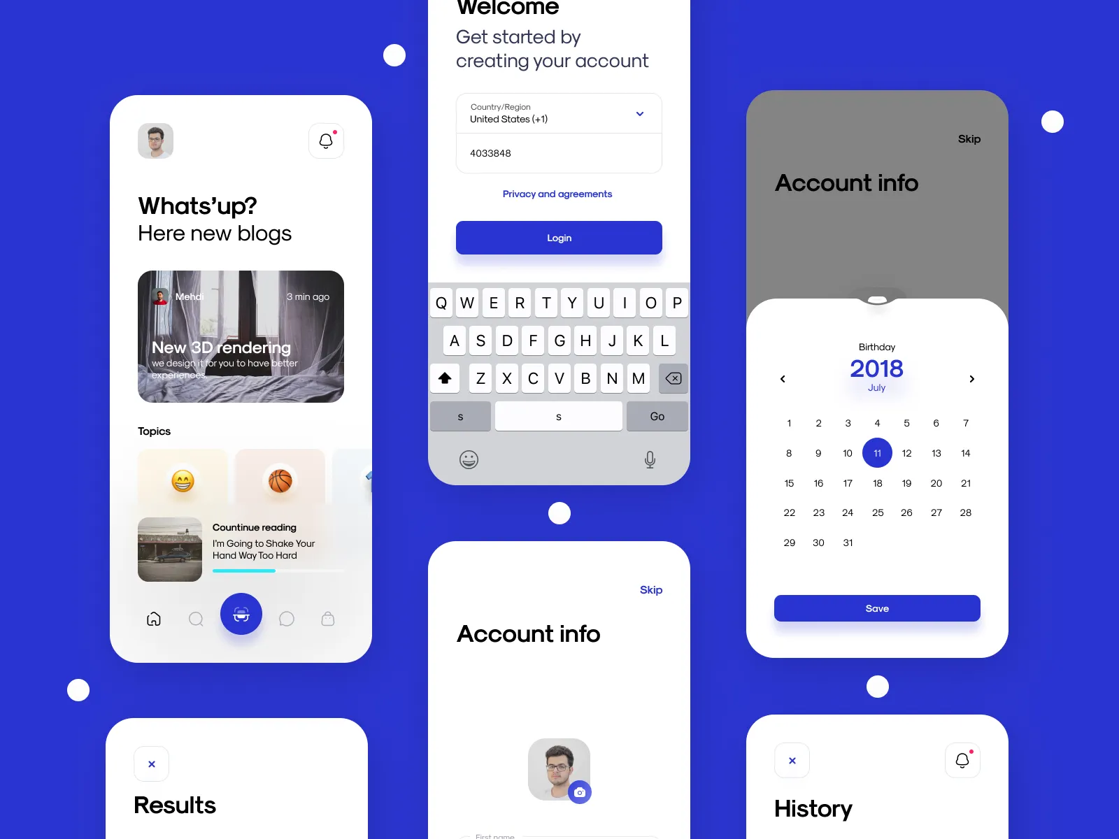 Zone UI Kit for Figma and Adobe XD No 4