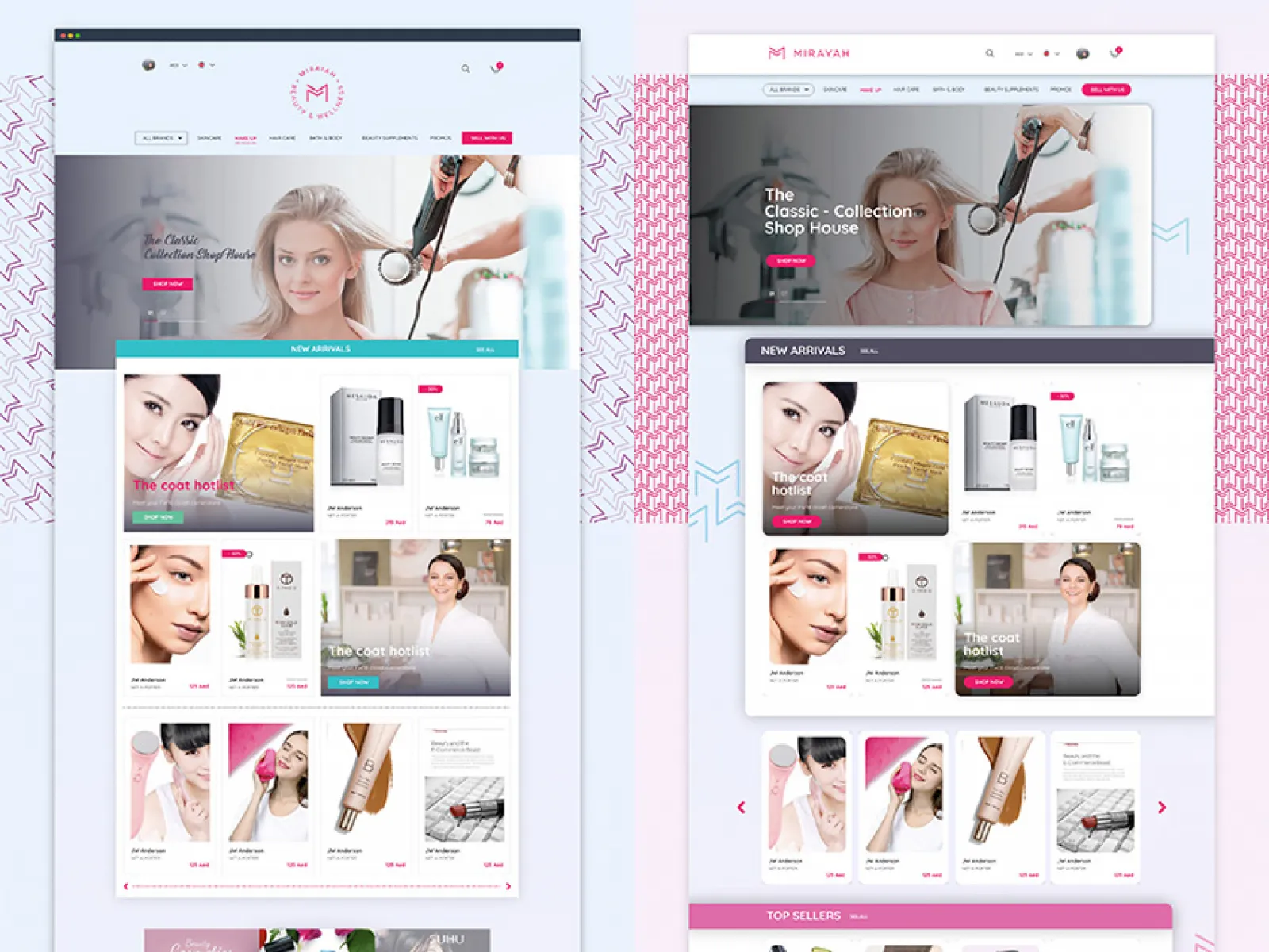 E-commerce Cosmetics Kit  - Free Figma Template