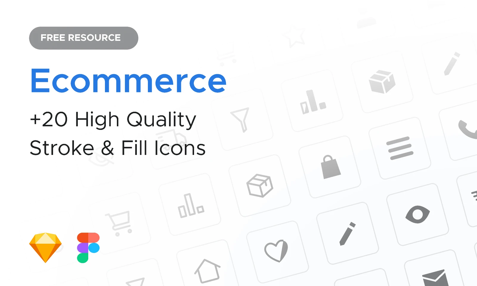 Ecommerce  Icons Pack for Figma and Adobe XD