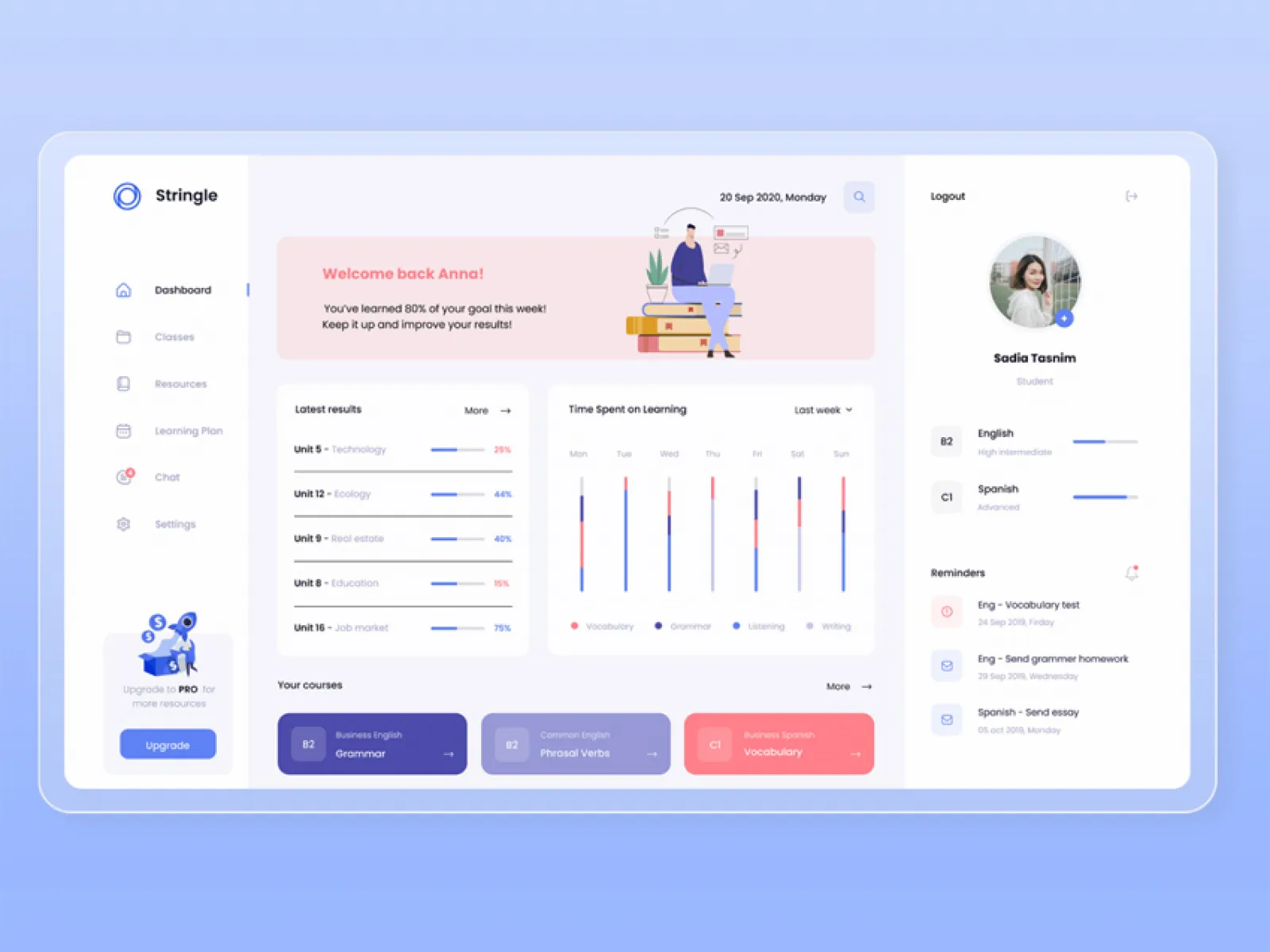 Educational Platform UI Kit  - Free Figma Template