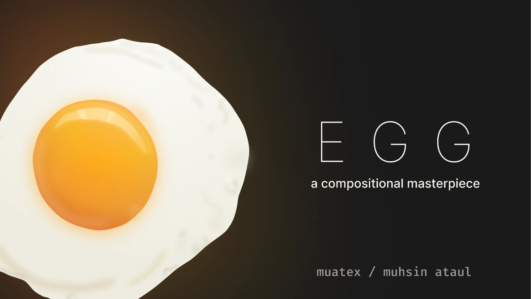 'Egg' | Realistic Artwork Challenge for Figma and Adobe XD