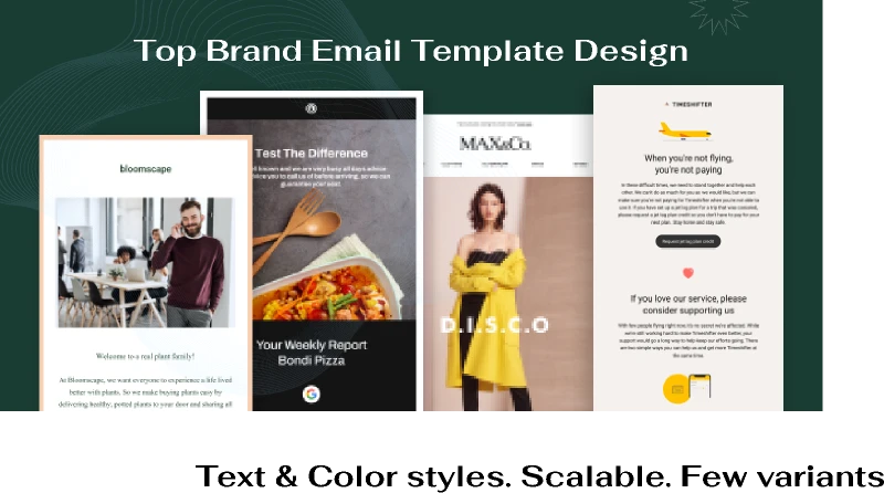 Email Template Design for Figma and Adobe XD