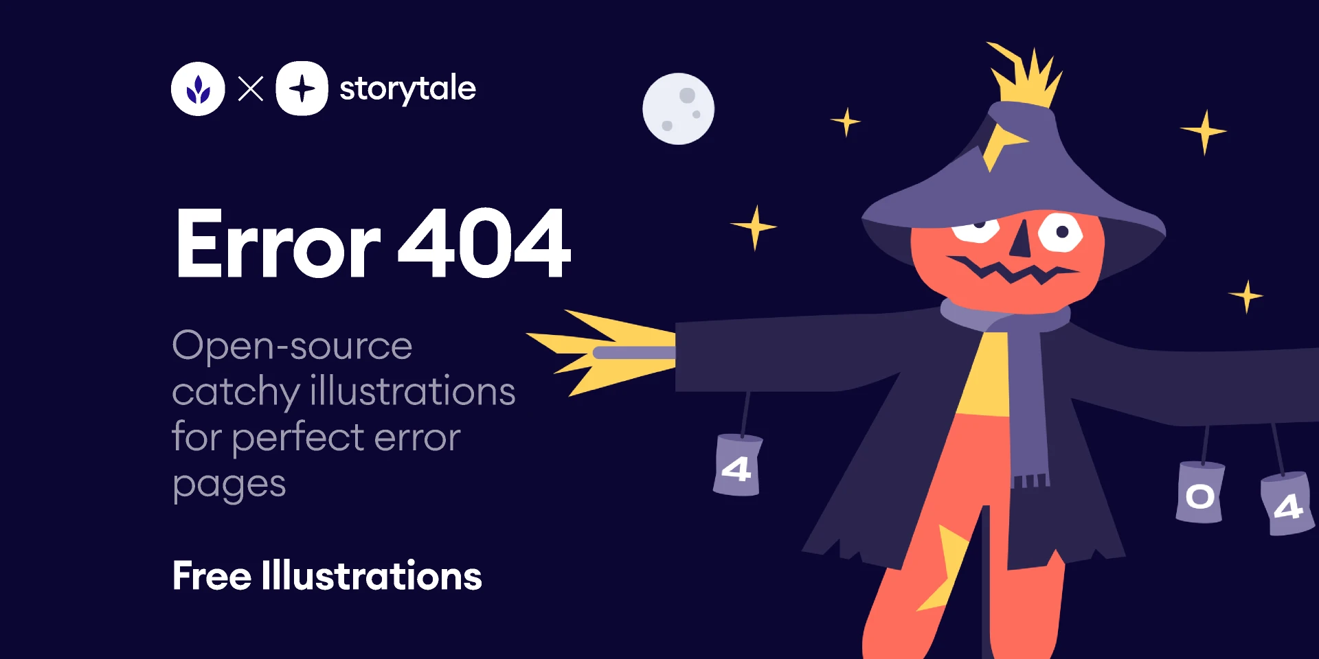 Error 404 Illustrations for Figma and Adobe XD