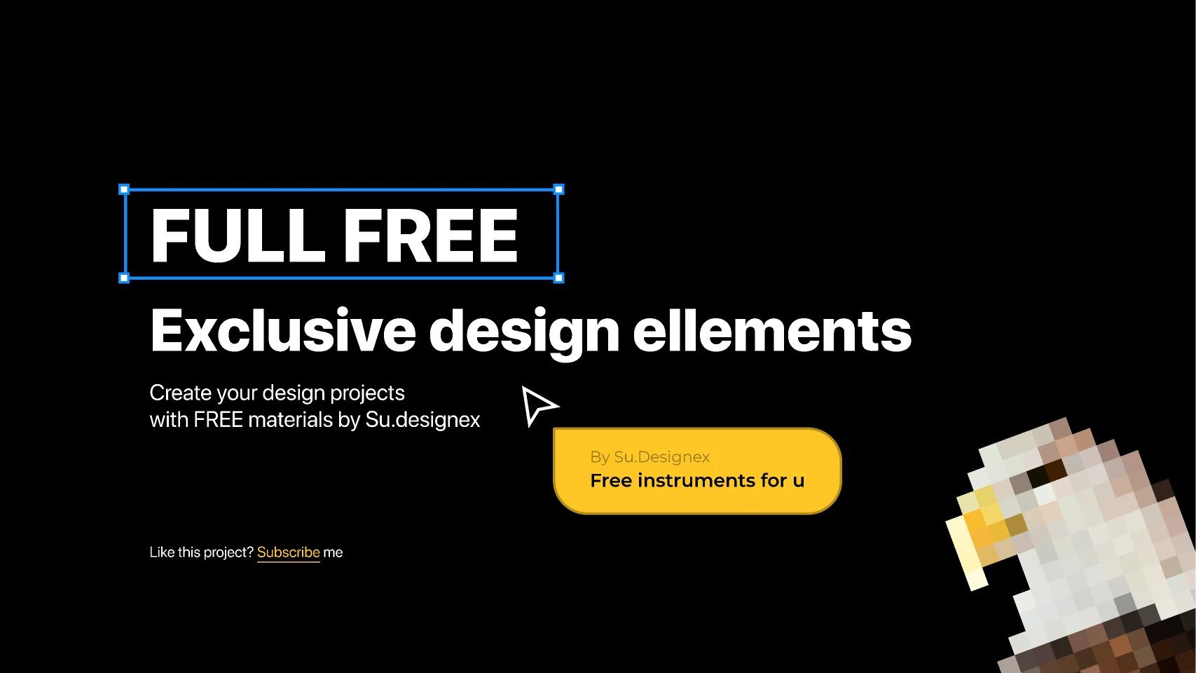 Exclusive design elements for Figma and Adobe XD