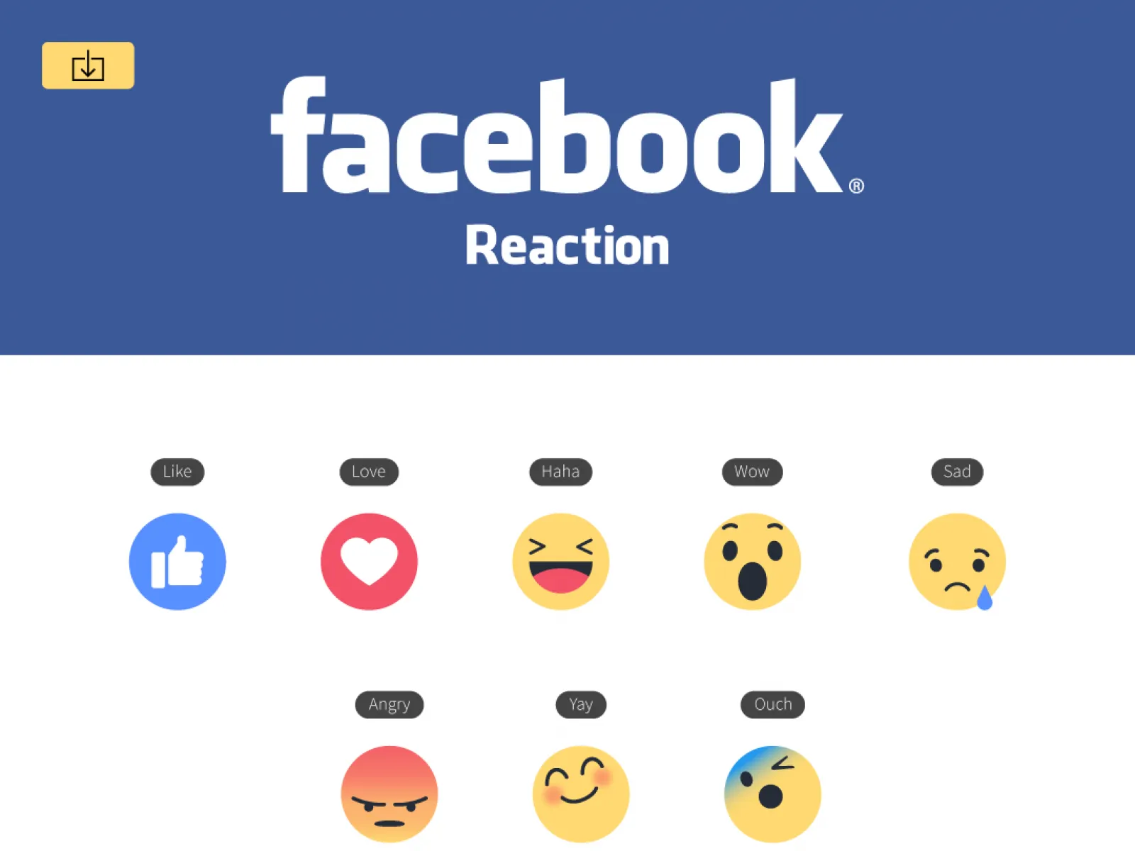 Facebook Emoji Reactions  - Free Figma Template