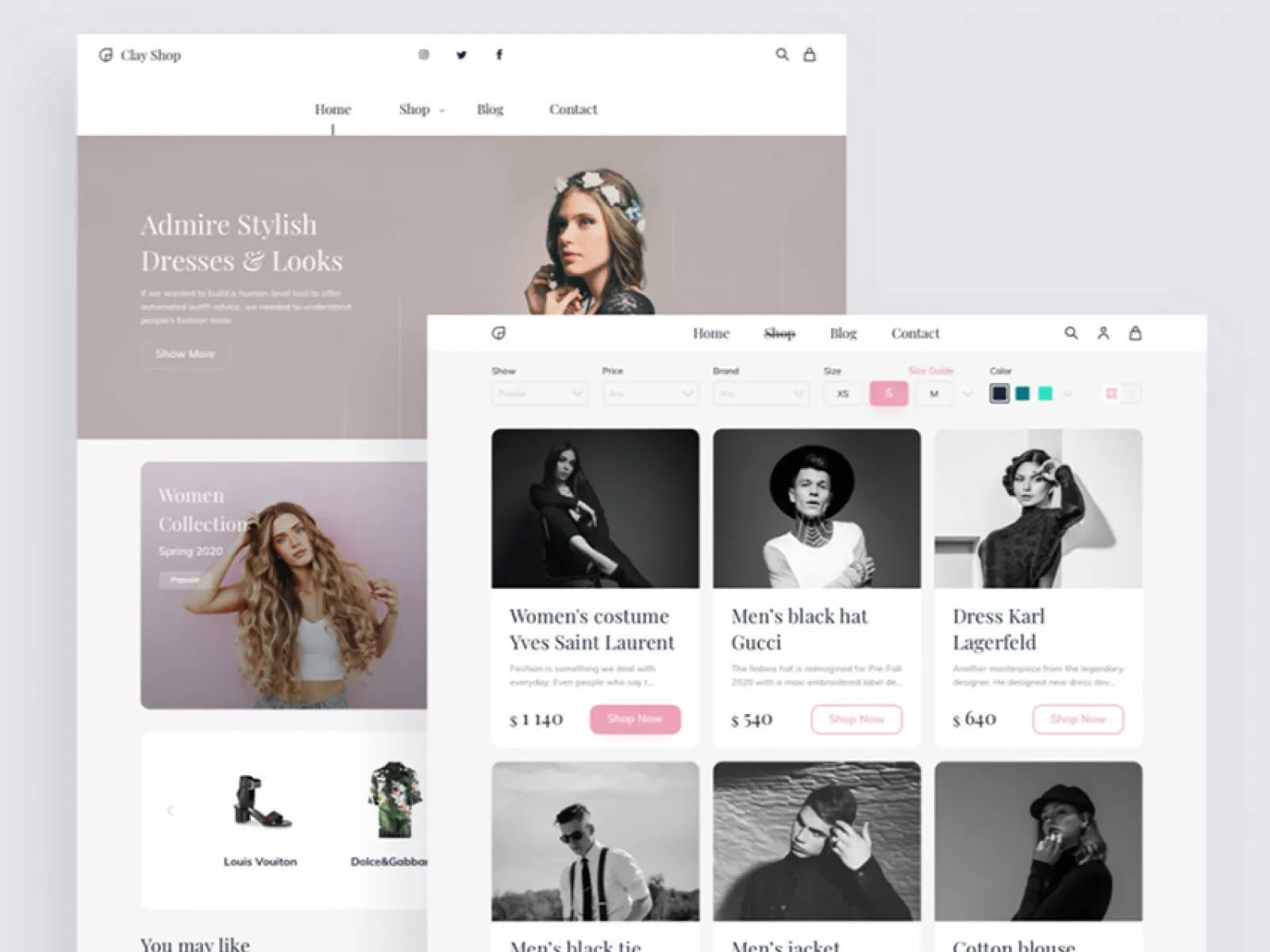 Fashion eCommerce UI Kit  - Free Figma Template
