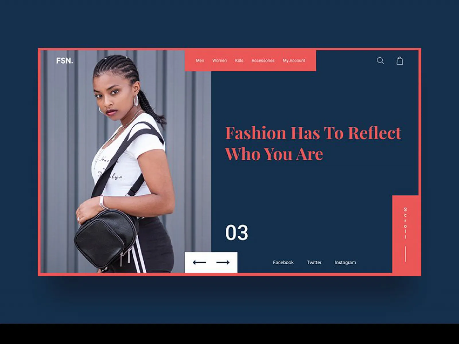 Fashion Free Web UI Kit  - Free Figma Template