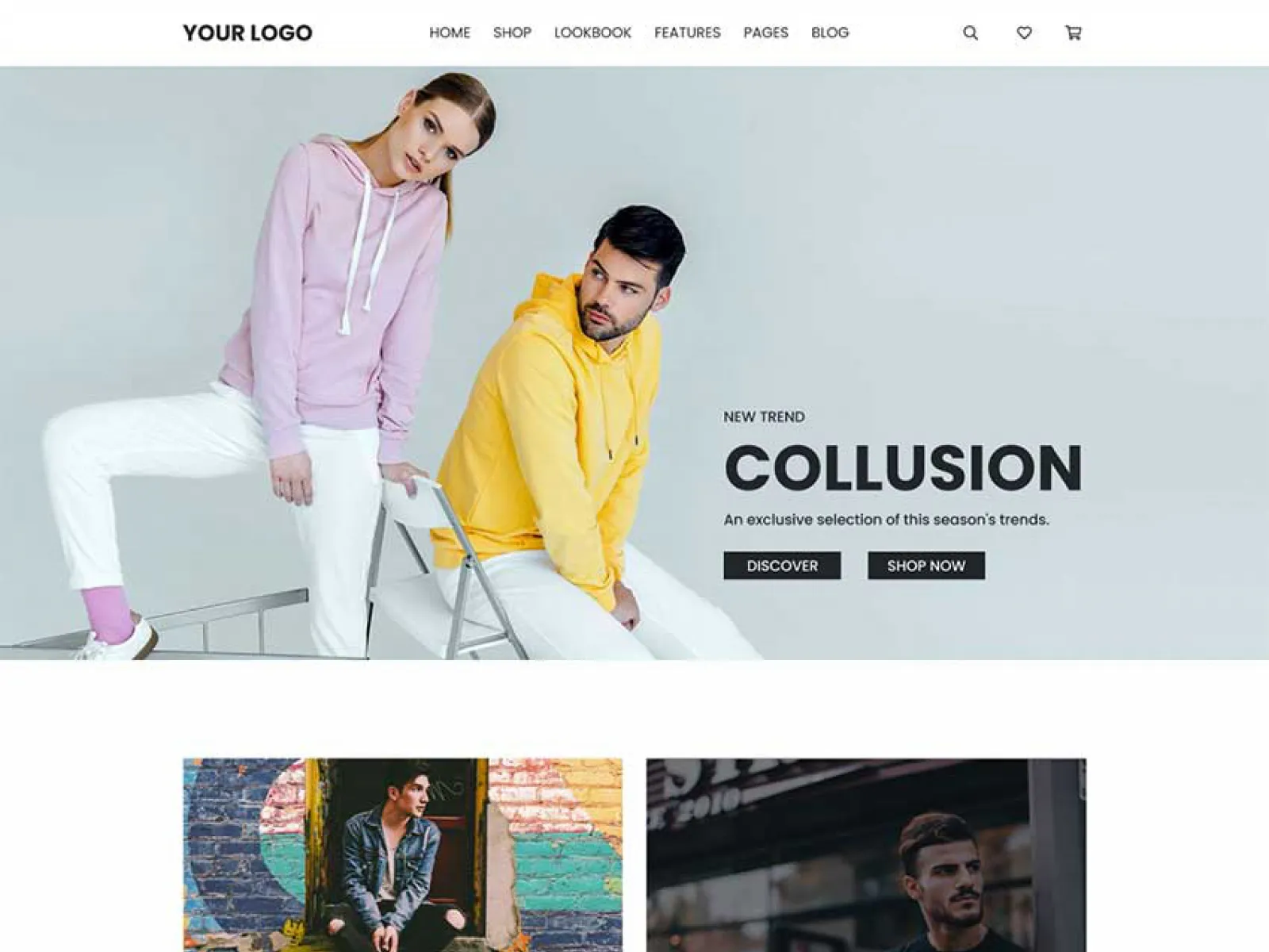 Fashion Site Web Template  - Free Figma Template