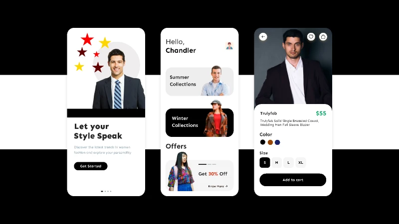 Fashion Store: Mobile Design for Figma and Adobe XD