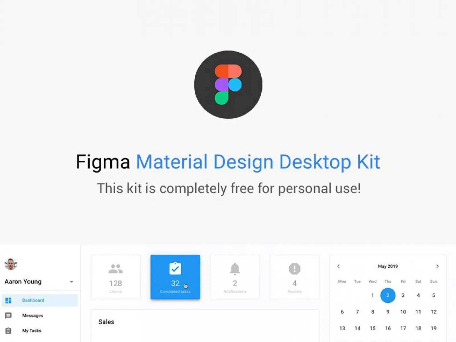 Figma Material Design UI Kit  - Free Figma Template