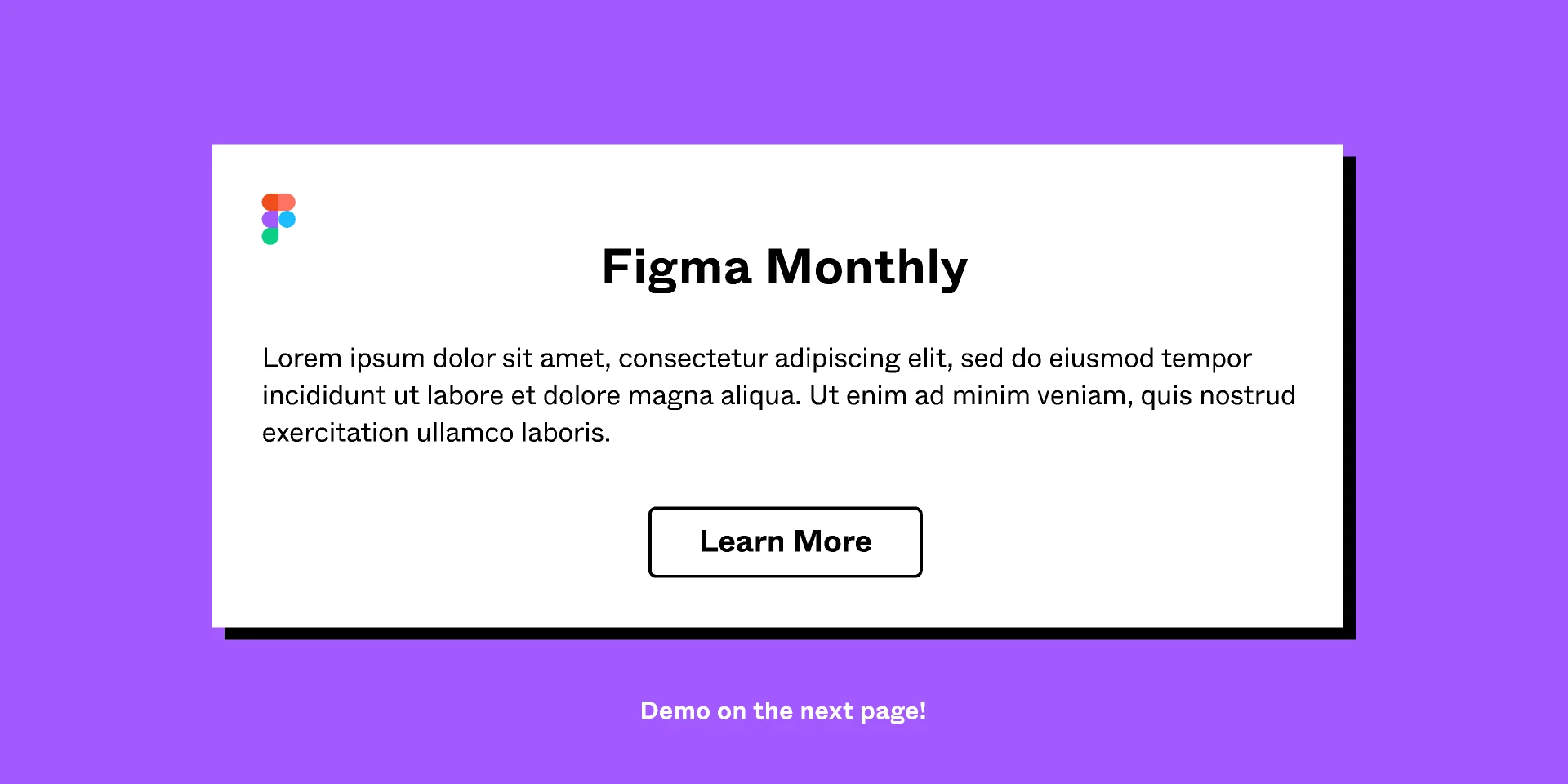 Figma Monthly, with Auto Layout for Figma and Adobe XD