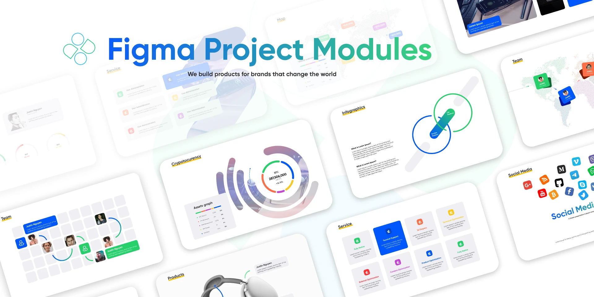 Figma Project Modules for Figma and Adobe XD