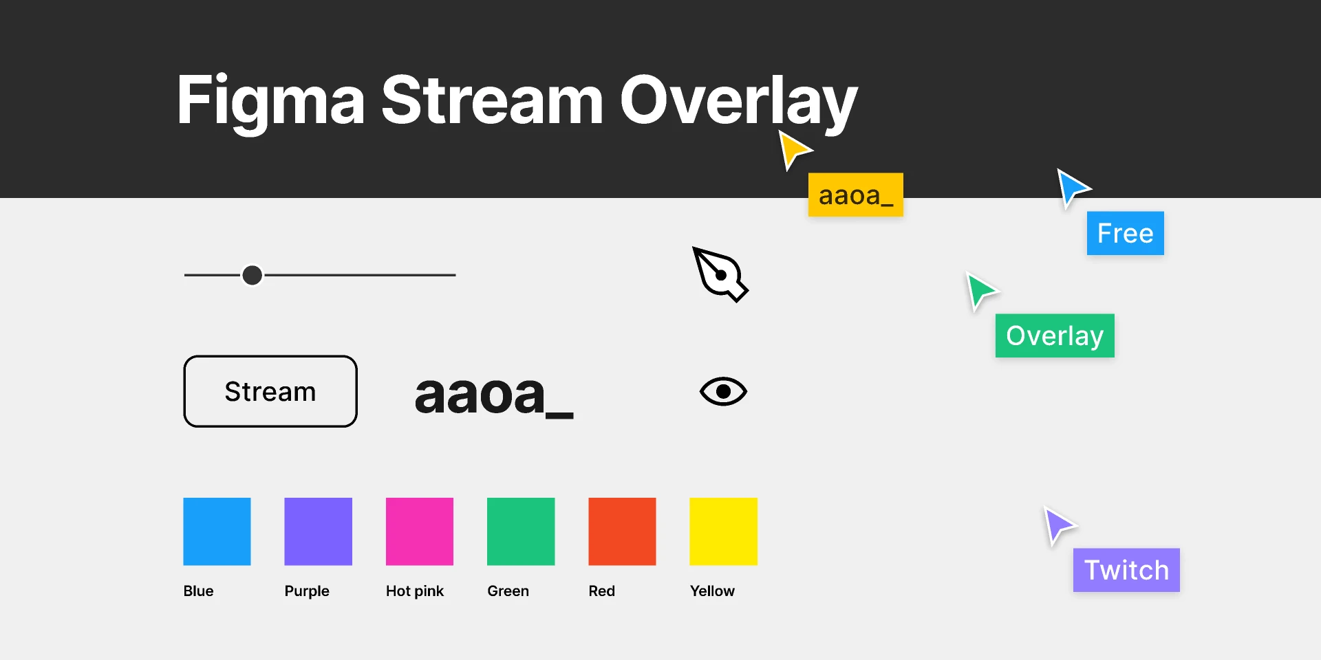 Figma Stream Overlay for Figma and Adobe XD