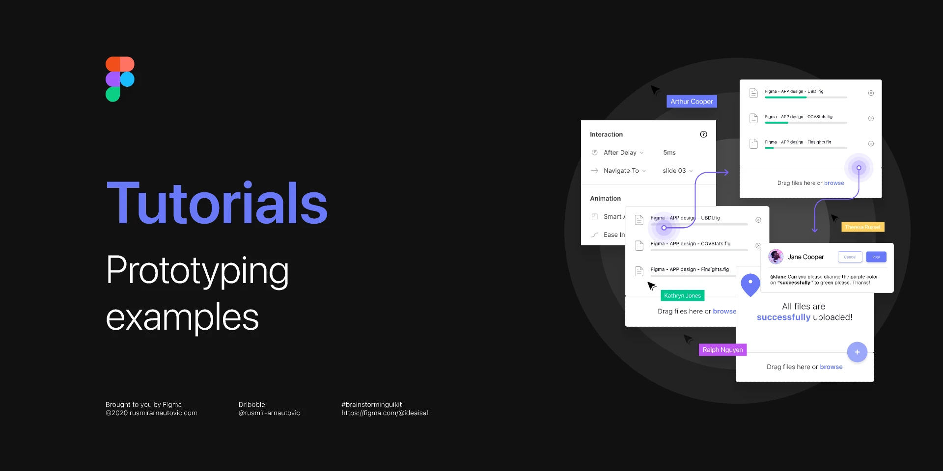 Figma Tutorials - Smart Animate Prototyping for Figma and Adobe XD