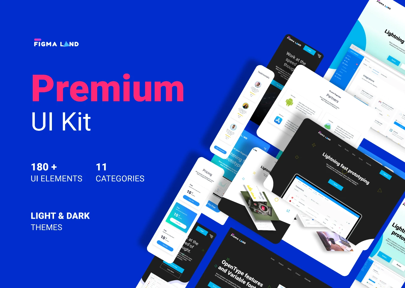 Figmaland - Premium UI Kit for Figma and Adobe XD