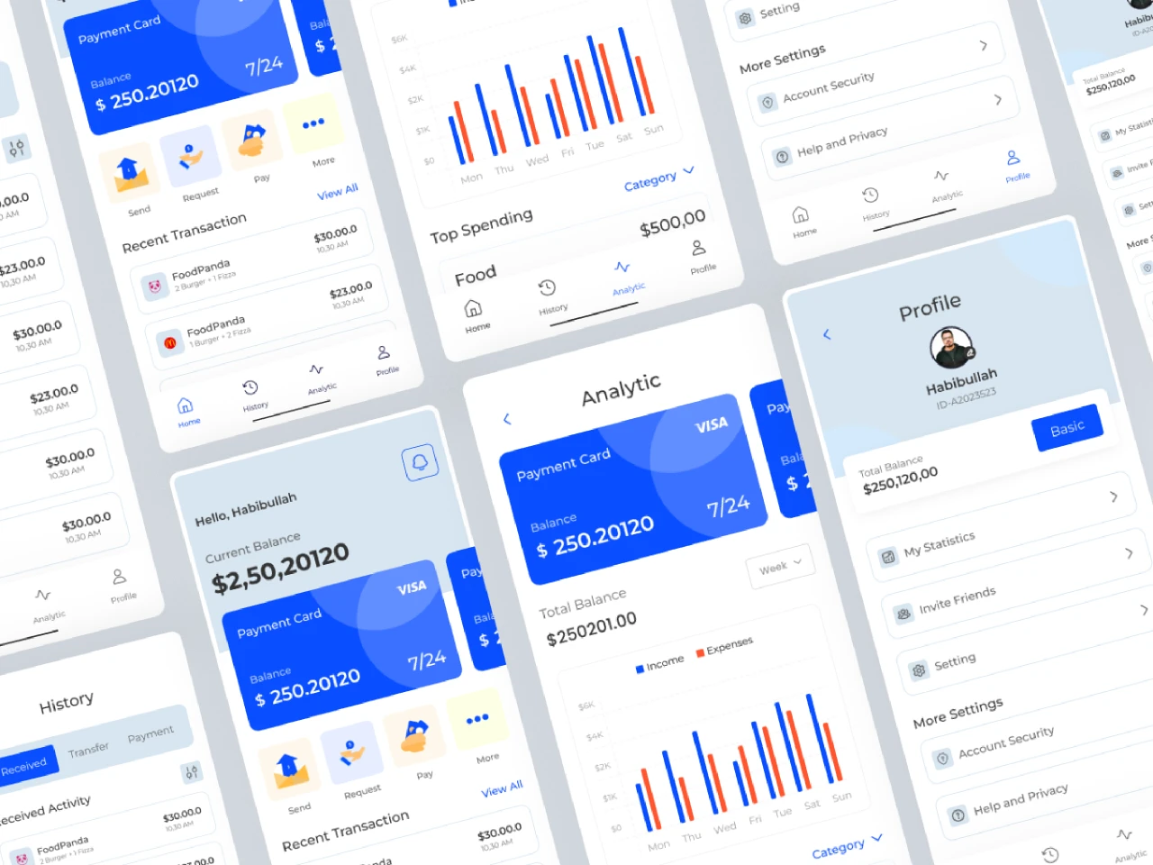 Finance Mobile App for Figma and Adobe XD