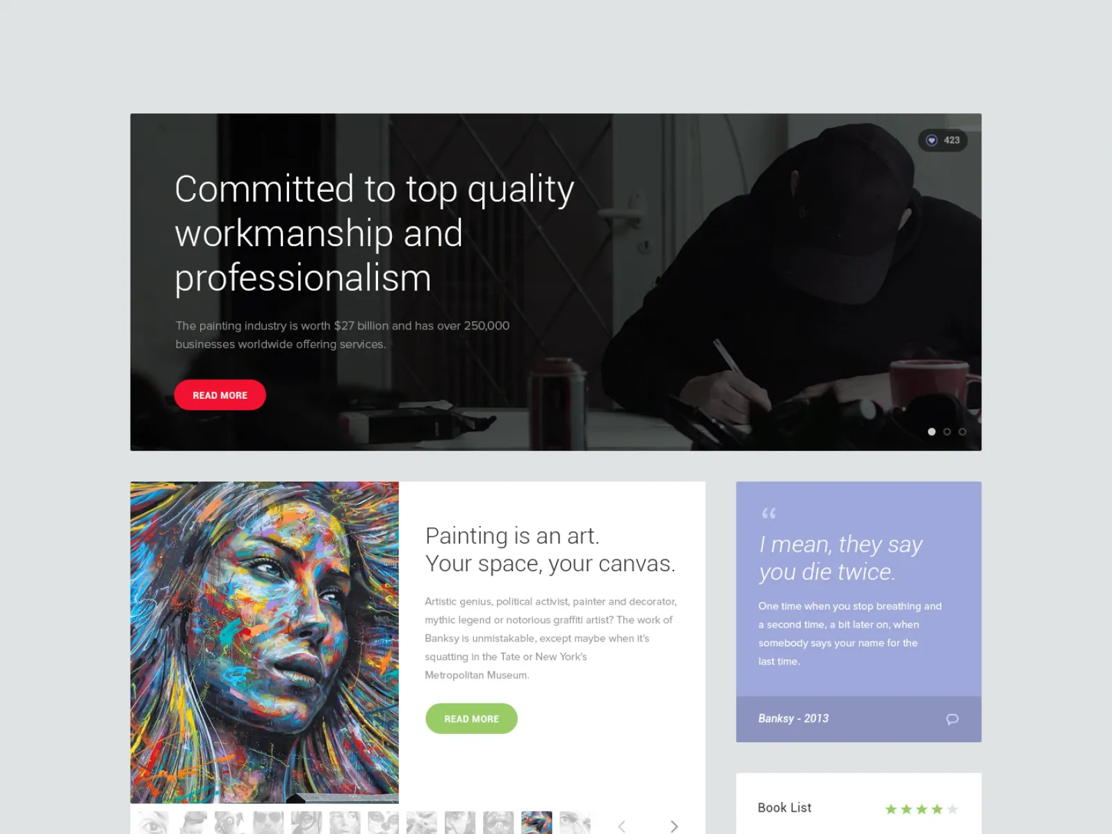 Flat Web Free UI Kit  - Free Figma Template