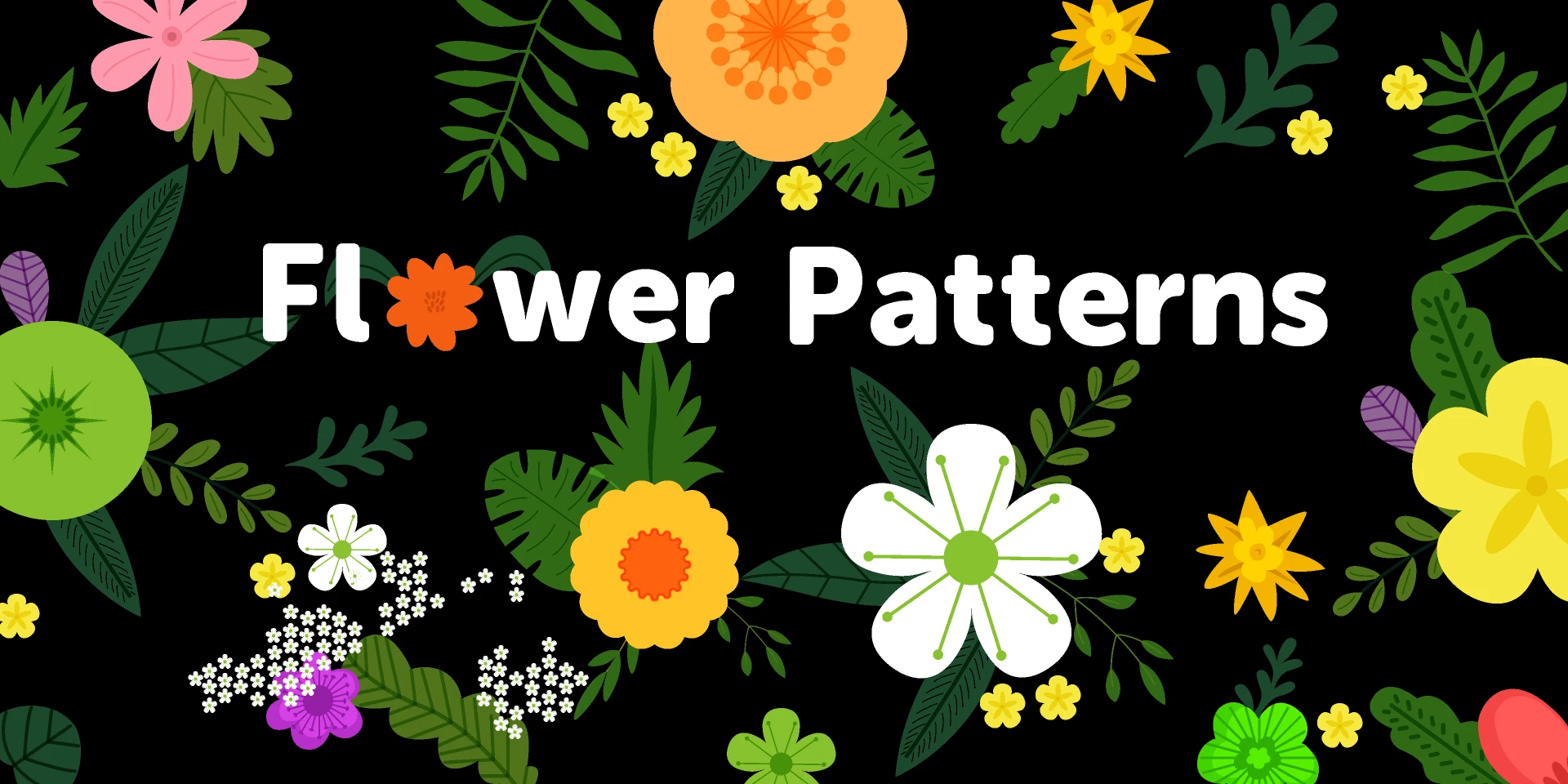 Flower Patterns for Figma and Adobe XD