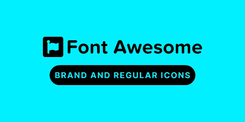 Font awesome icons for Figma and Adobe XD