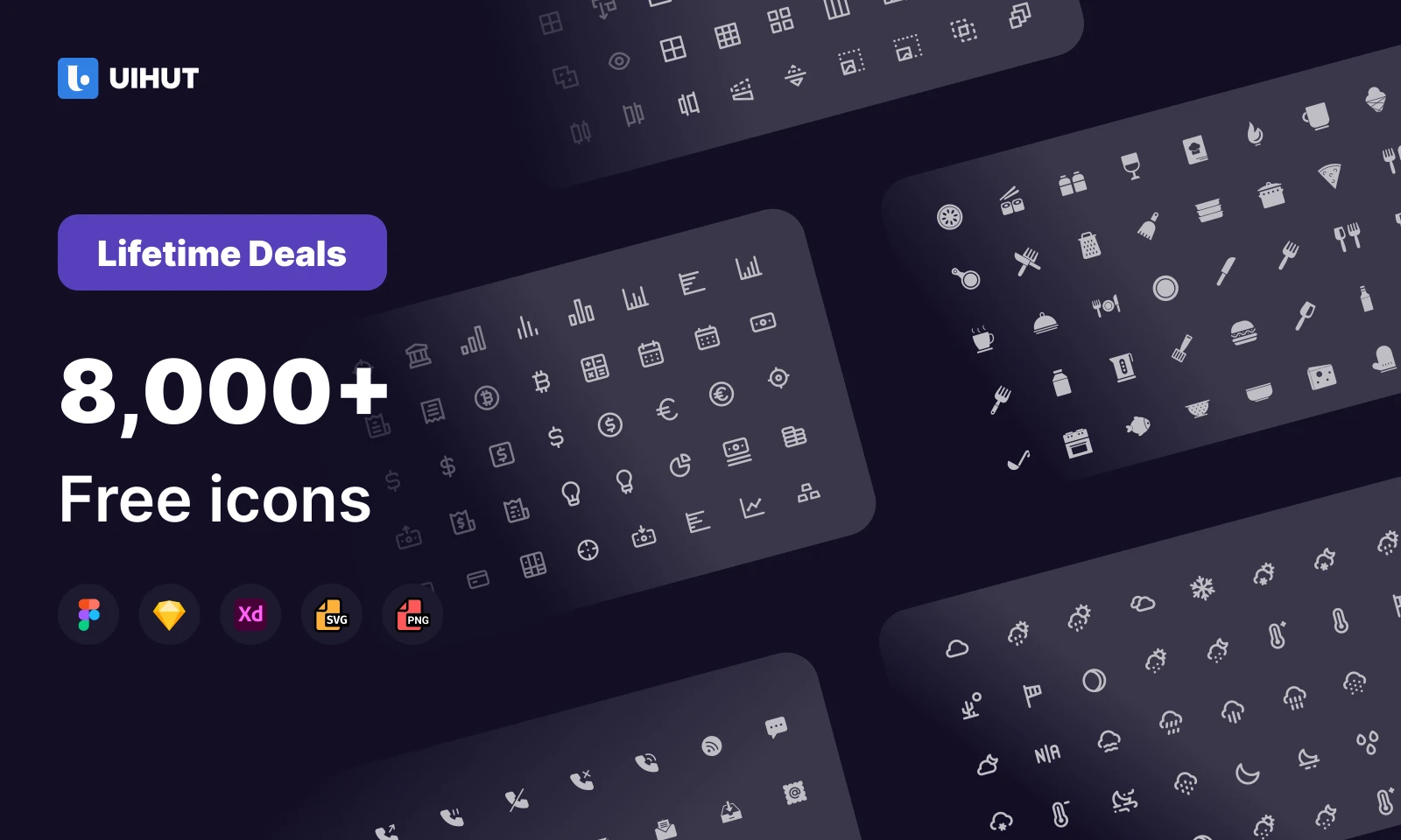 Free 8,000+ Icons for Figma and Adobe XD