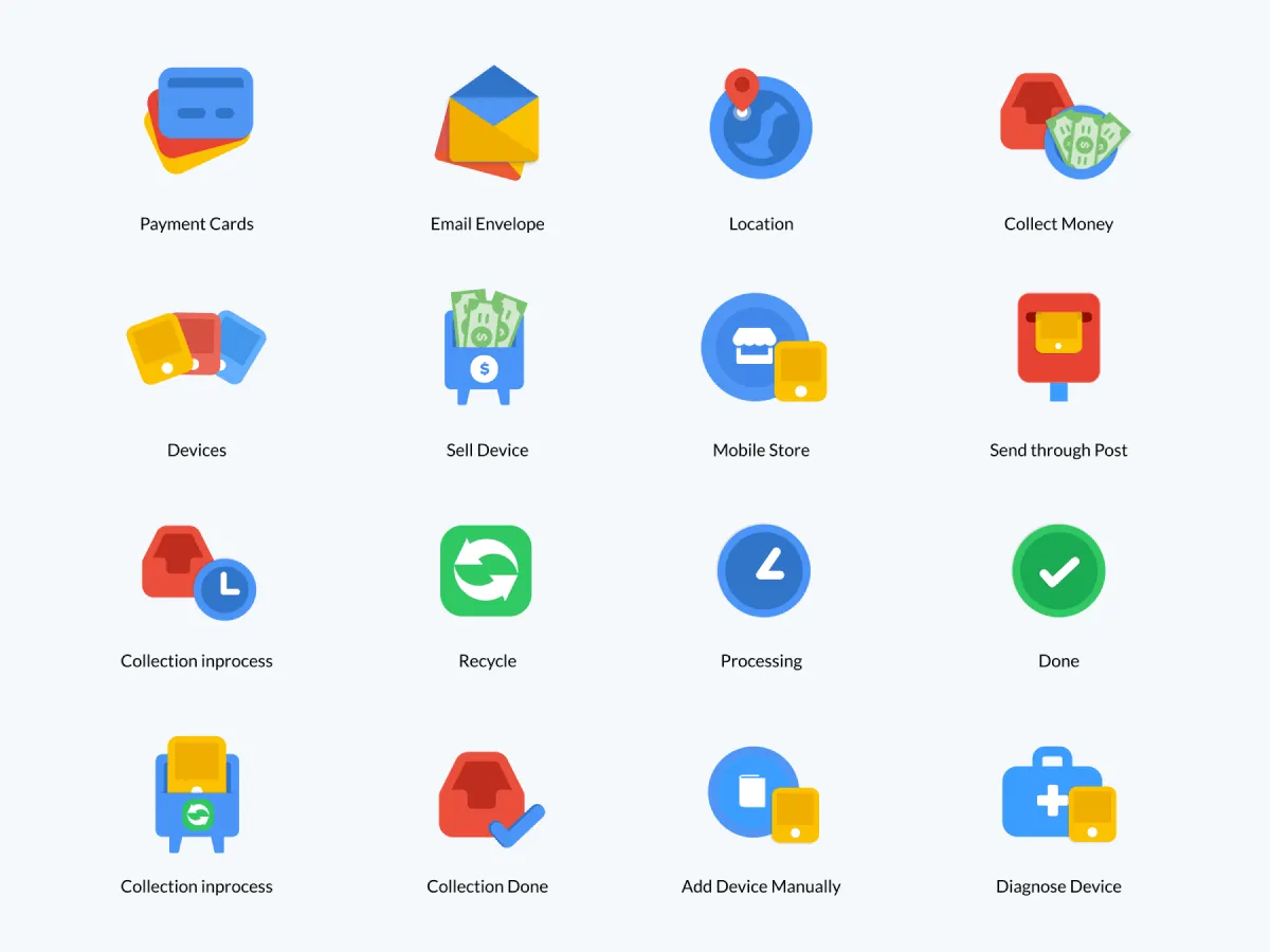 17 Flat Illustration Pack  - Free Figma Template
