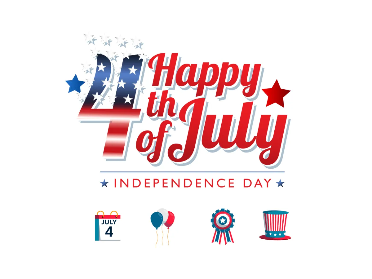 American Independence Day Illustrations  - Free Figma Template